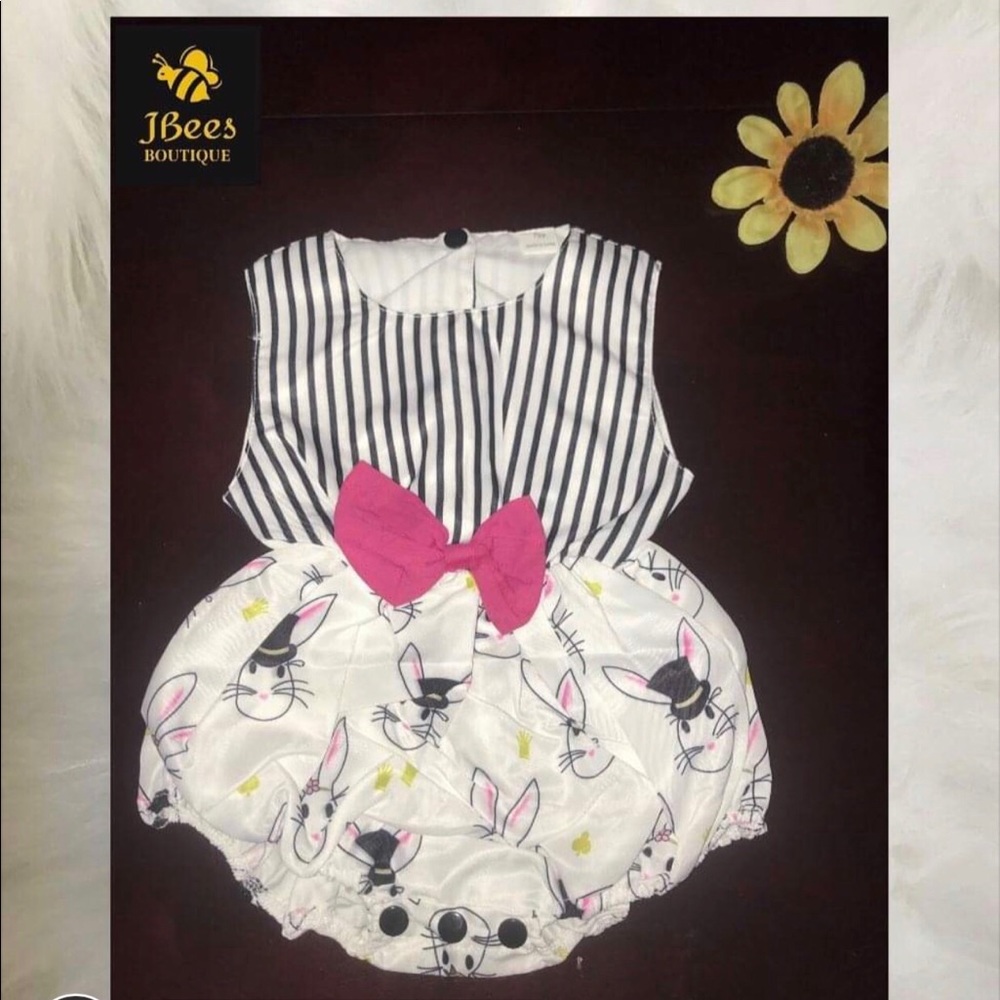 Baby Girl Cute Romper 🐰